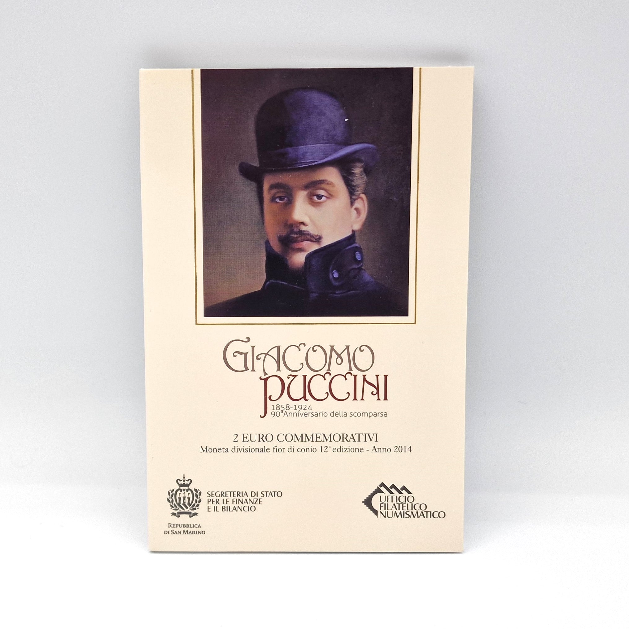 2014 "Giacomo Puccini" - 2€ San Marino Coincard